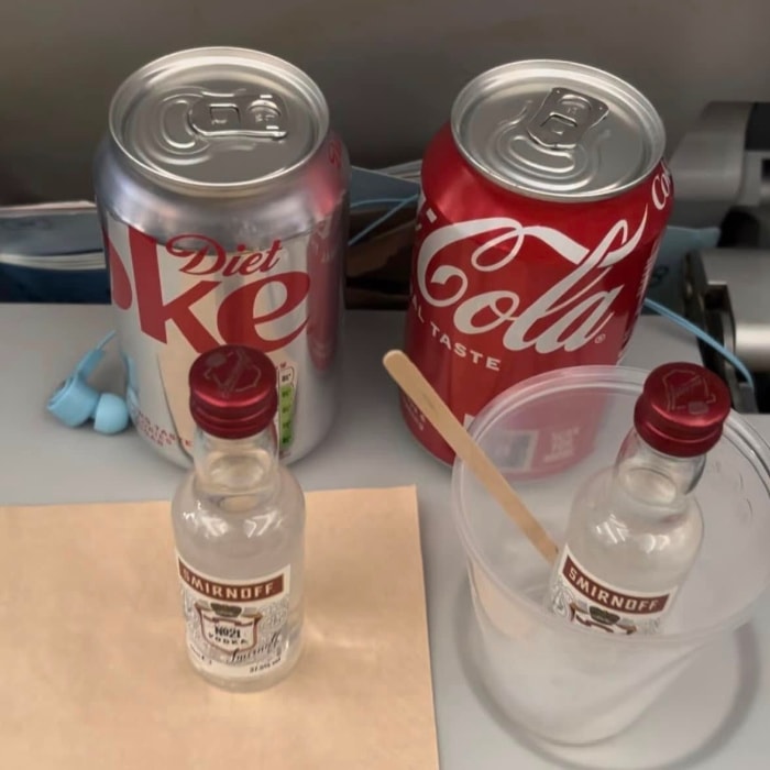 tui long haul drinks menu