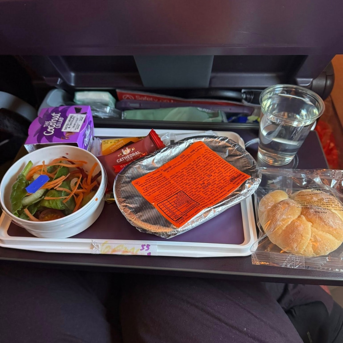 virgin atlantic food menu economy